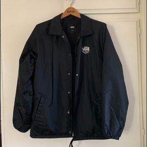 Black Vans Coach Jacket